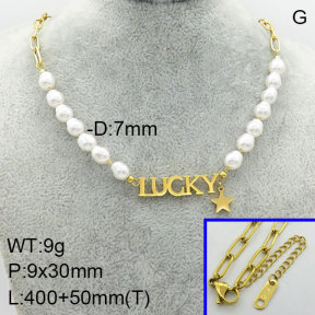 SS Necklace  3N3001001bvpl-434