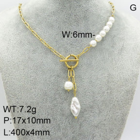 SS Necklace  3N3001003bhva-434