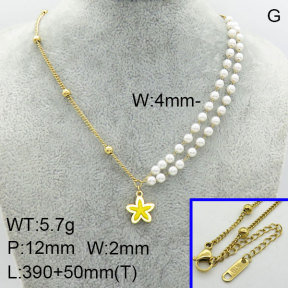 SS Necklace  3N3001004vbpb-434