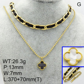 SS Necklace  3N3001011bhjl-669