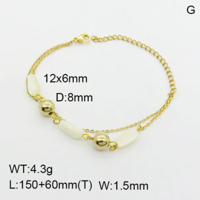 SS Bracelet  3B3002662vbpb-658