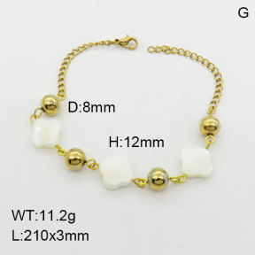 SS Bracelet  3B3002664bbov-658