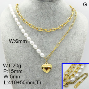 SS Necklace  3N3001036vhmv-607