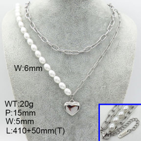 SS Necklace  3N3001037ahlv-607