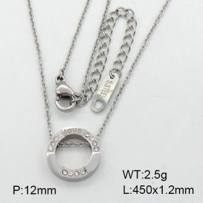 SS Necklace  3N4002401bbov-607