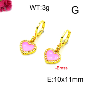 Fashion Brass Earrings  F6E301236aakm-L002