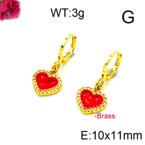 Fashion Brass Earrings  F6E301237aakm-L002