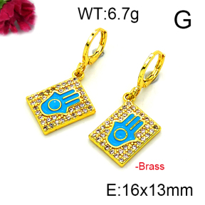 Fashion Brass Earrings  F6E403173vbnb-L002