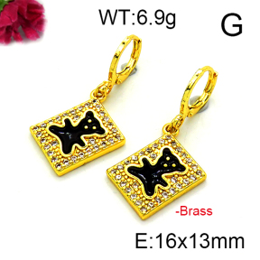 Fashion Brass Earrings  F6E403182vbnb-L002