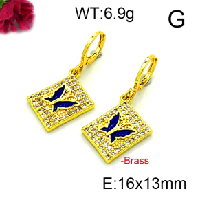 Fashion Brass Earrings  F6E403187vbnb-L002