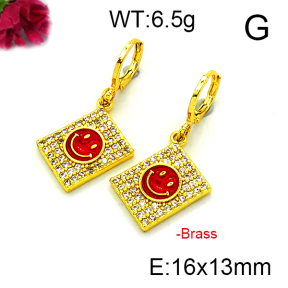 Fashion Brass Earrings  F6E403193vbnb-L002