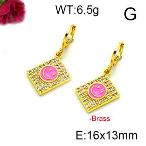 Fashion Brass Earrings  F6E403195vbnb-L002