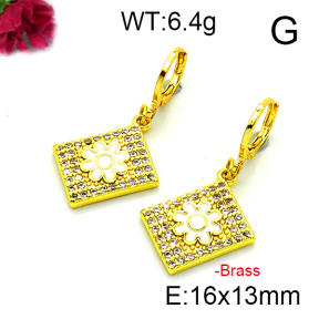 Fashion Brass Earrings  F6E403197vbnb-L002