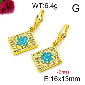 Fashion Brass Earrings  F6E403198vbnb-L002