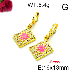 Fashion Brass Earrings  F6E403199vbnb-L002