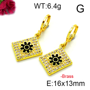 Fashion Brass Earrings  F6E403201vbnb-L002