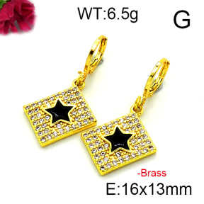Fashion Brass Earrings  F6E403202vbnb-L002