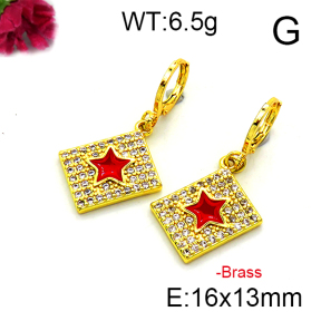 Fashion Brass Earrings  F6E403206vbnb-L002