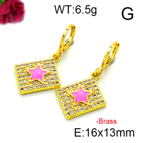 Fashion Brass Earrings  F6E403207vbnb-L002