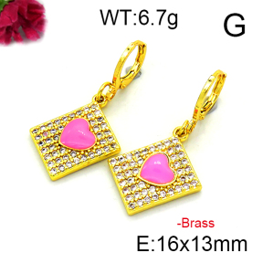 Fashion Brass Earrings  F6E403211vbnb-L002