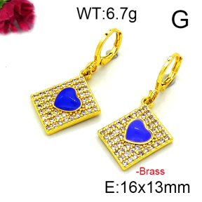 Fashion Brass Earrings  F6E403213vbnb-L002