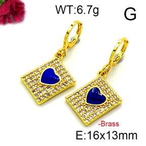 Fashion Brass Earrings  F6E403216vbnb-L002