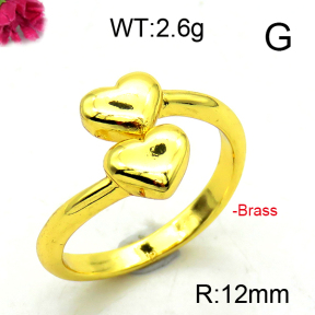 Fashion Brass Ring  F6R200021aajl-L002