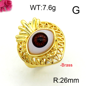 Fashion Brass Ring  F6R300038vbll-L002