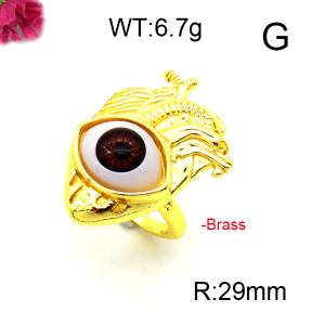Fashion Brass Ring  F6R300045vbmb-L002