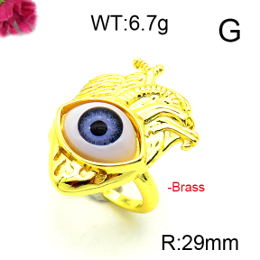 Fashion Brass Ring  F6R300047vbmb-L002