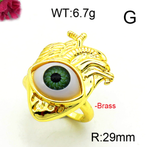 Fashion Brass Ring  F6R300048vbmb-L002