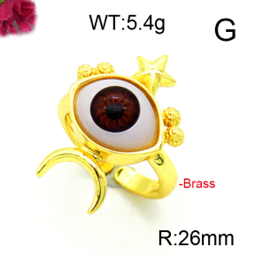 Fashion Brass Ring  F6R300049vbll-L002