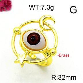 Fashion Brass Ring  F6R300054vbmb-L002