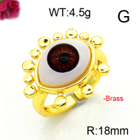 Fashion Brass Ring  F6R300063ablb-L002