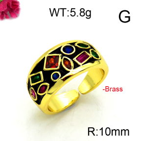 Fashion Brass Ring  F6R300089vbmb-L002