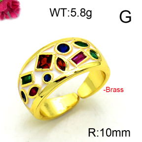 Fashion Brass Ring  F6R300090vbmb-L002