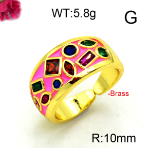 Fashion Brass Ring  F6R300092vbmb-L002