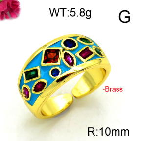 Fashion Brass Ring  F6R300093vbmb-L002