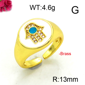 Fashion Brass Ring  F6R300094ablb-L002