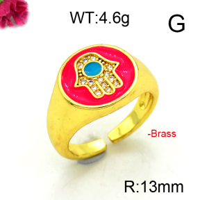 Fashion Brass Ring  F6R300096ablb-L002