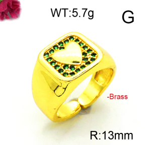 Fashion Brass Ring  F6R400941vbll-L002