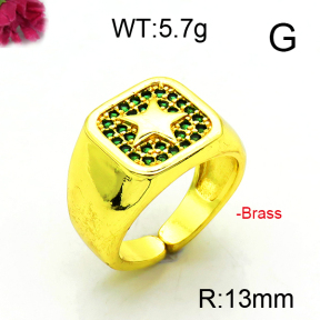Fashion Brass Ring  F6R400944vbll-L002