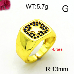 Fashion Brass Ring  F6R400945vbll-L002