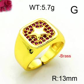 Fashion Brass Ring  F6R400946vbll-L002