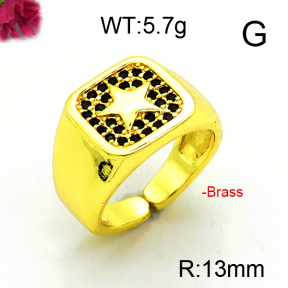 Fashion Brass Ring  F6R400947vbll-L002