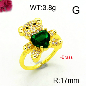 Fashion Brass Ring  F6R400949vbll-L002