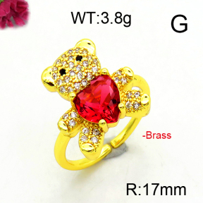 Fashion Brass Ring  F6R400951vbll-L002