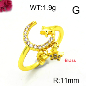 Fashion Brass Ring  F6R400958ablb-L002