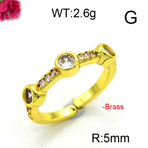 Fashion Brass Ring  F6R400961aakl-L002