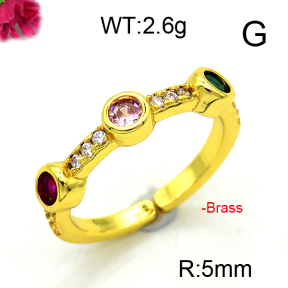 Fashion Brass Ring  F6R400962aakl-L002